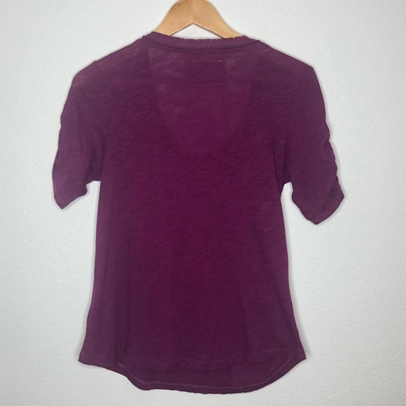 Deletta Anthro Burgundy Jewelscape embellished Top - Picture 6 of 8